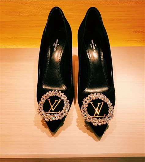 louis vuitton heels black|louis vuitton heels diamonds.